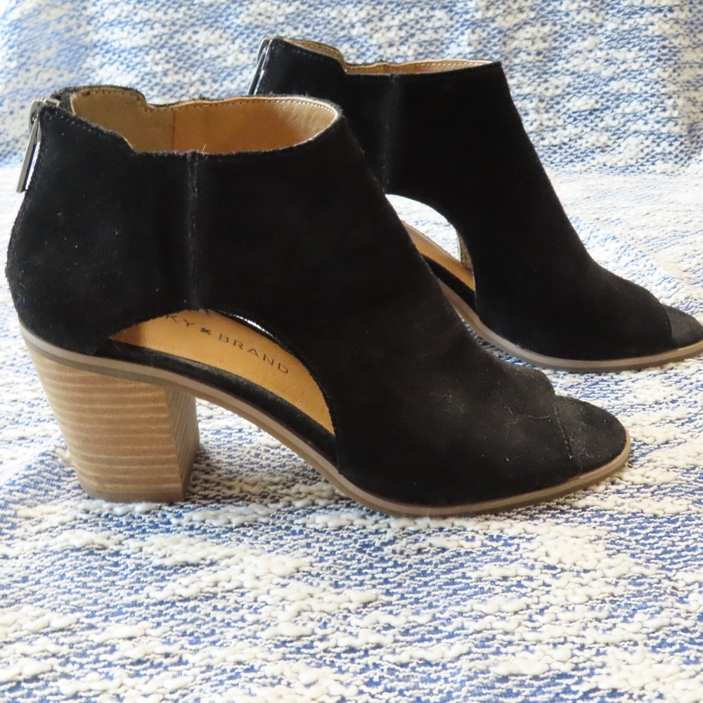 Lucky Brand Peep Toe Heels